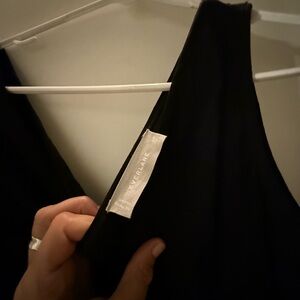 Everlane Black Striped Romper